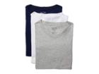 Original Penguin Slim Fit 3-pack Crew T-shirt (white/heather Grey/navy) Men's Pajama