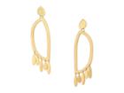 Rebecca Minkoff Sadie Large Ring Statement Earrings (gold) Earring