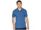 Fred Perry Twin Tipped Shirt (midnight Blue/snow White/black) Men's Short Sleeve Knit