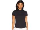 Nike Golf Dry Polo Short Sleeve Blade (black/black) Women's Clothing