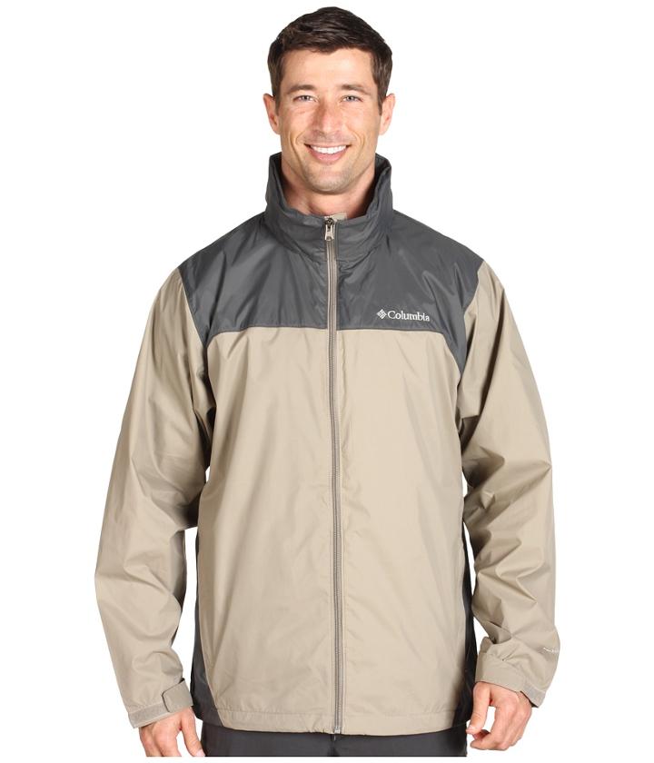 Columbia Glennaker Laketm Rain Jacket (tusk/grill) Men's Coat