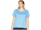Nike Dry Training Top (size 1x-3x) (signal Blue/cobalt Tint/cobalt Tint) Women's Short Sleeve Pullover