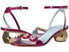 Frances Valentine Beatrix (fuchsia Printed Snake) Women's Shoes