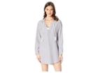 Roxy Lonely For You Cover-up Swimsuit Dress (medium Blue Cornfield Stripe) Women's Swimwear