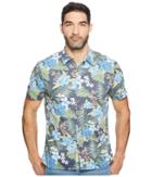 Lucky Brand Aloha Shirt (blue Floral) Men's Clothing