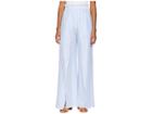 Jonathan Simkhai Striped Cotton Fisherman Pant (chambray Combo) Women's Swimwear