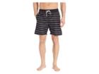 U.s. Polo Assn. Pinstripe Swim Shorts (black) Men's Swimwear