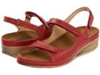 Wolky Tsunami (red Cartago Leather) Women's Sandals