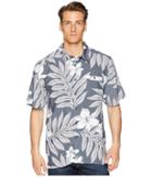 Quiksilver Waterman Shonan Woven Shirt (dark Slate) Men's Clothing