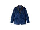 Calvin Klein Kids Blue Velvet Jacket (big Kids) (flag Blue) Boy's Coat