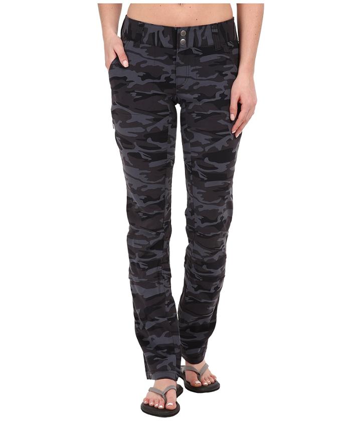 Columbia Saturday Trailtm Printed Pants (black Camo) Women's Casual Pants
