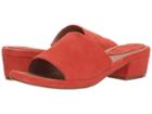 Me Too Yolo (red Orange Kid Suede) Women's Slide Shoes