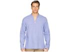Eton Contemporary Fit Popover Shirt (blue) Men's Long Sleeve Button Up
