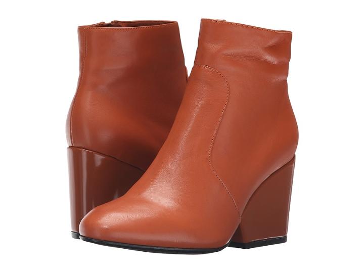 Clergerie Toots (rust Nappa) Women's Zip Boots