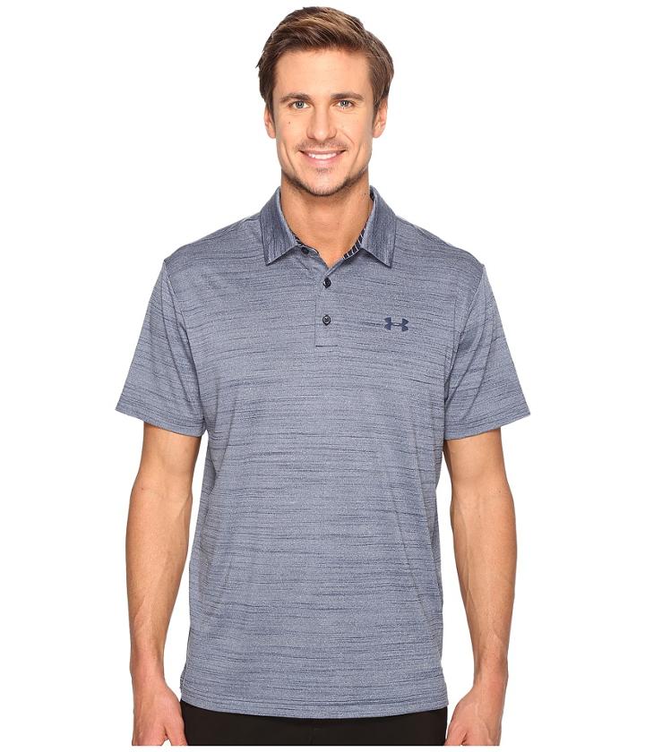 Under Armour Golf Ua Playoff Polo (academy/white/academy) Men's Short Sleeve Knit