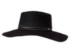 Lauren Ralph Lauren Braided Trim Prairie Hat (black) Caps
