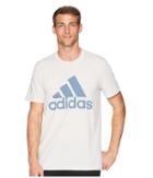 Adidas Badge Of Sport Classic Tee (chalk Pearl/raw Steel) Men's T Shirt