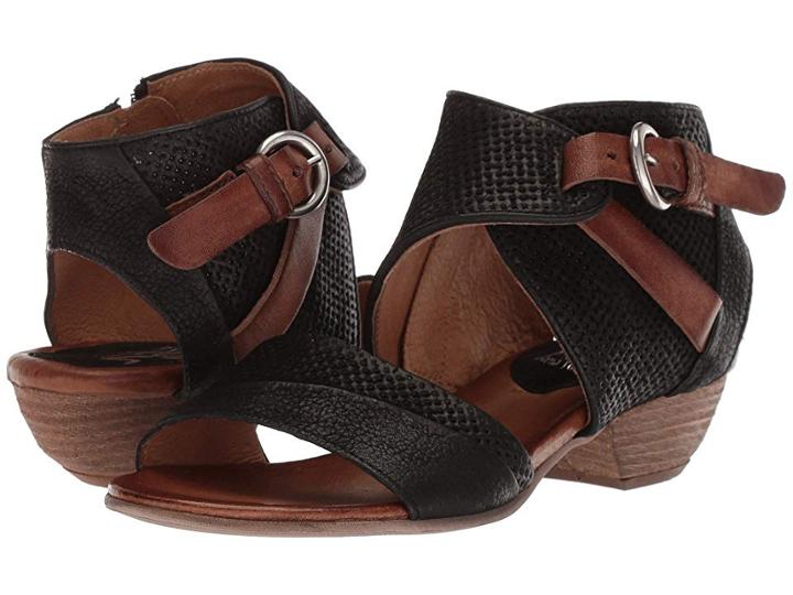Miz Mooz Chatham (black) Women's Dress Sandals