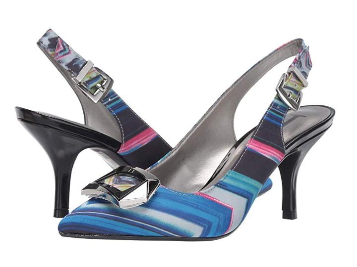 J. Renee Llenya (blue/black/pink) Women's Shoes