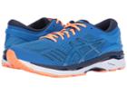Asics Gel-kayano(r) 24 (directoire Blue/peacoat/hot Orange) Men's Running Shoes