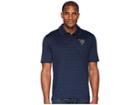 Champion College West Virginia Mountaineers Textured Solid Polo (navy) Men's Short Sleeve Pullover