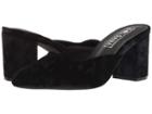 Sol Sana Iris Mule (black Velvet) Women's Clog/mule Shoes
