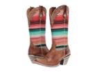 Ariat Circuit Cheyenne (crackled Tan/southwestern Serape) Cowboy Boots