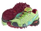Salomon Speedcross 3 (firefly Green/green Bean/mystic Purple) Women's Running Shoes