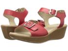 Munro Marci (red Leather) Women's Sandals