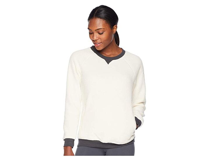 Columbia Feeling Frostytm Sherpa Pullover (light Bisque) Women's Sweatshirt