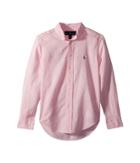 Polo Ralph Lauren Kids Linen-cotton Shirt (big Kids) (carmel Pink) Boy's Clothing