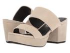 Sol Sana Tina Platform (ecru Suede) Women's Sandals