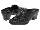 Rialto Vette (black Croco Patent) Women's Clog Shoes