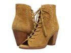 Frye Dani Whipstitch Lace (camel Suede) Women's Shoes
