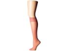 Hue Graduated Compression Sheer Knee High Socks 3-pair Pack (desert Mauve) Women's Knee High Socks Shoes