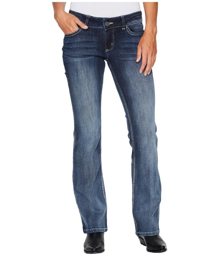 Wrangler Retro Sadie Low Rise Jeans (medium Blue) Women's Jeans