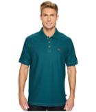 Tommy Bahama The Emfielder Polo Shirt (seaway) Men's Short Sleeve Pullover