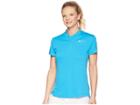 Nike Golf Dry Polo Short Sleeve Blade Left Chest (equator Blue/flat Silver) Women's Clothing