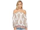 Show Me Your Mumu Raquel Smocked Top (flower Shower Gauze) Women's Clothing