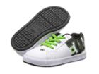 Dc Kids Court Graffik Elastic Ul (toddler) (green) Boys Shoes