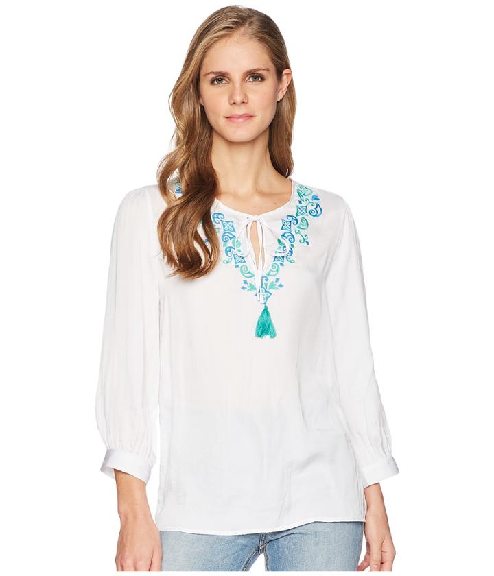 Hatley Clara Blouse (white Celestia) Women's Blouse
