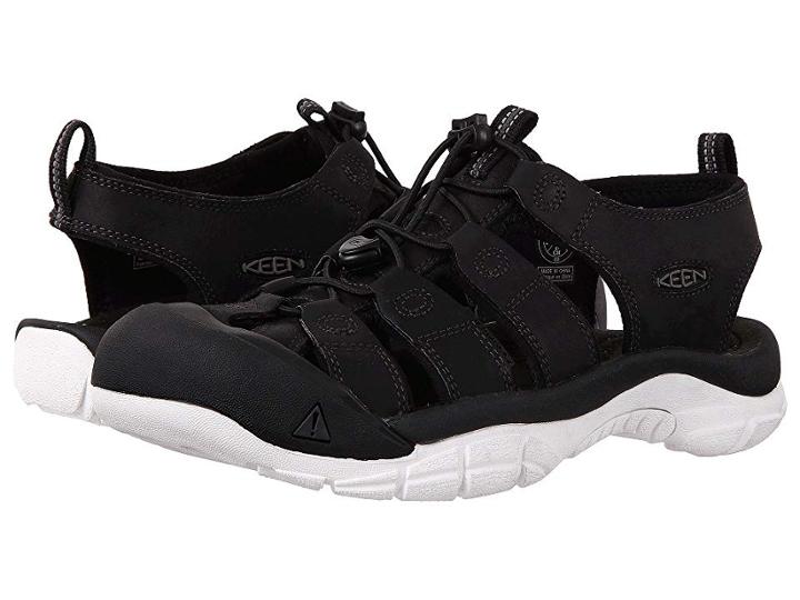 Keen Newport Atv (black/star White) Men's Shoes