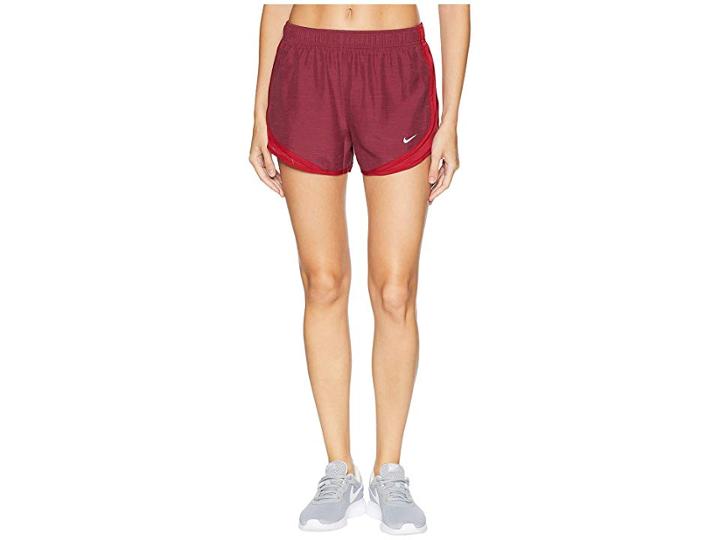 Nike Dry Tempo Short (red Crush/red Crush/red Crush/wolf Grey) Women's Shorts