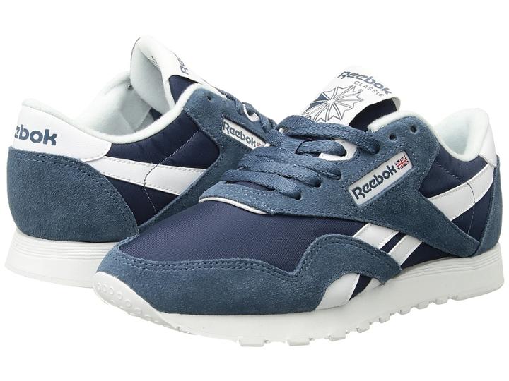 Reebok Classic Nylon (brave Blue/white) Men's Classic Shoes