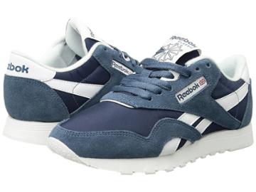 Reebok Classic Nylon (brave Blue/white) Men's Classic Shoes