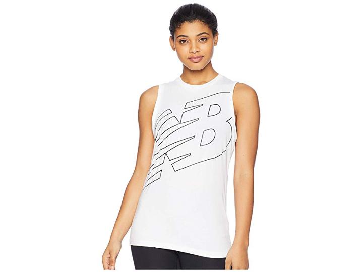 New Balance Athletics Tank Top (white) Women's Sleeveless