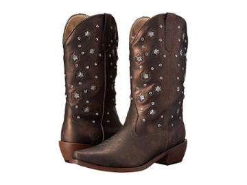Roper Starlights (brown) Cowboy Boots