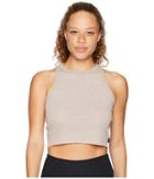 Reebok Elevated Elements Rib Crop Top (lavender Luck) Women's Clothing