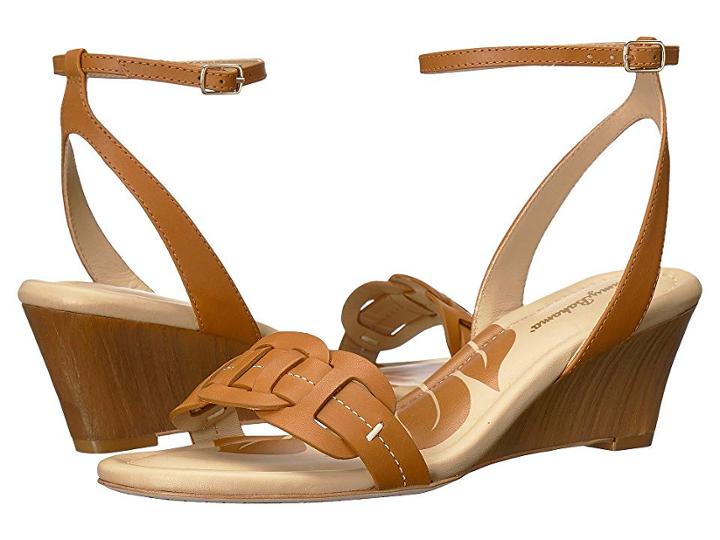 Tommy Bahama Florence Row (tan Leather) Women's Wedge Shoes
