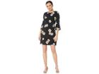 Tommy Hilfiger Desert Breeze Dress (black Multi) Women's Dress